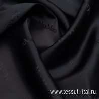 Подкладочная (о) черная - итальянские ткани Тессутидея арт. 08-1312