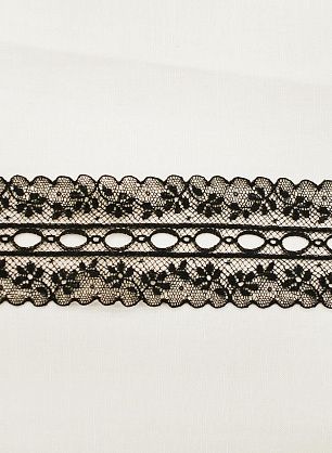 Кружево черное ш-3,7см - в интернет-магазине тканей Тессутидея арт. 01-7912