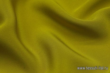 Шелк кади (о) горчичный - итальянские ткани Тессутидея арт. 02-7565