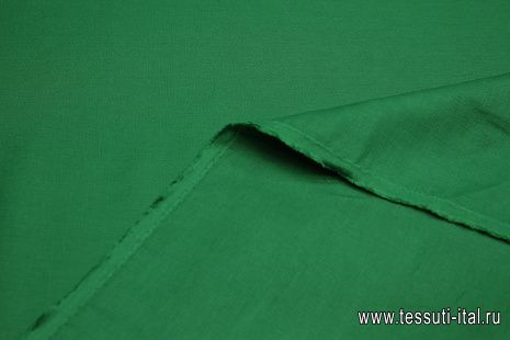 Лен двухслойный (о) зеленый - итальянские ткани Тессутидея арт. 16-0870