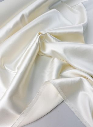 Шелк+ацетат стрейч (о) молочный - в интернет-магазине тканей Тессутидея арт. 10-4704
