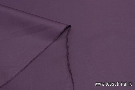 Хлопок для тренча водоотталкивающий (о) фиолетовый - итальянские ткани Тессутидея арт. 01-6779