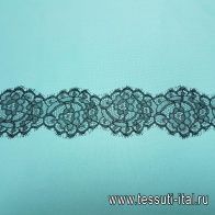 Кружево (о) черное ш-7см Solstiss - итальянские ткани Тессутидея арт. 03-3960