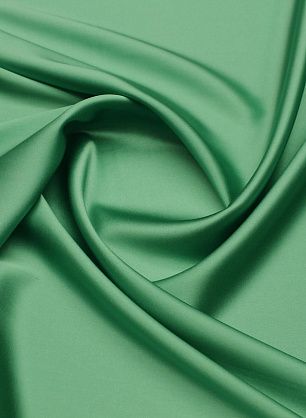 Шелк атлас стрейч (о) ярко-зеленый - в интернет-магазине тканей Тессутидея арт. 10-4049