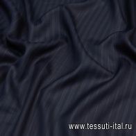 Шелк полоска (о) черный - итальянские ткани Тессутидея арт. 10-1526