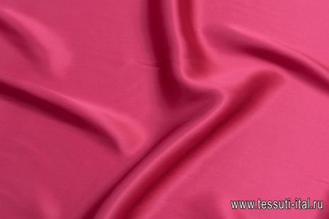 Шелк атлас (о) ягодный - итальянские ткани Тессутидея арт. 10-2324
