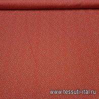 Сорочечная стрейч (н) английский алфавит на красном - итальянские ткани Тессутидея арт. 01-4127