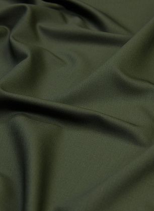 Плательная шерсть супер (о) Leitmotiv хаки - в интернет-магазине тканей Тессутидея арт. 17-0968