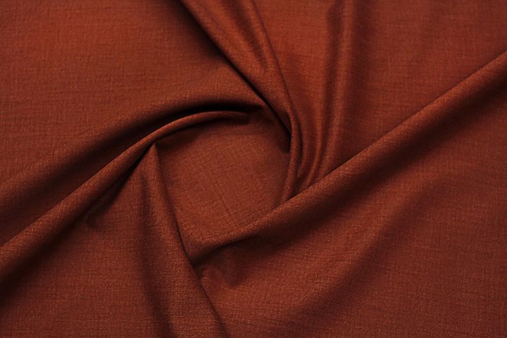 Хлопок костюмный 470 г/м (о) кирпичный - итальянские ткани Тессутидея арт. 01-7762