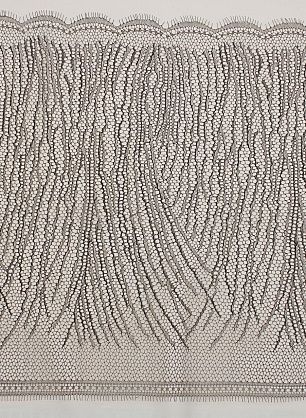 Кружево с люрексом ш-36см черное - в интернет-магазине тканей Тессутидея арт. F-6318