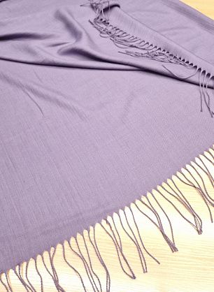 Пашмина купон (1,7м) (о) лавандовая - в интернет-магазине тканей Тессутидея арт. 17-1008