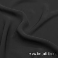 Шелк кади (о) темно-синий - итальянские ткани Тессутидея арт. 10-3237