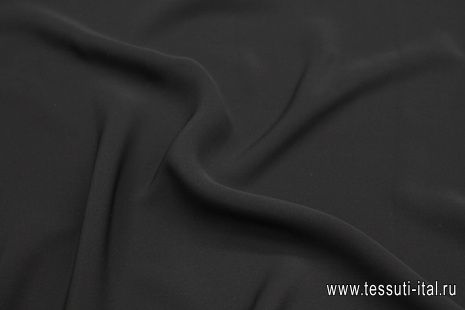 Шелк кади (о) темно-синий - итальянские ткани Тессутидея арт. 10-3237