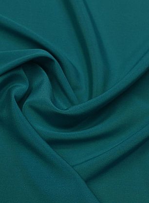 Крепдешин (о) бирюзовый - в интернет-магазине тканей Тессутидея арт. 10-3986