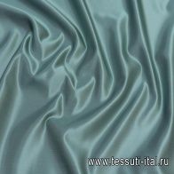 Шелк дюшес (о) бирюзовый - итальянские ткани Тессутидея арт. 10-2549