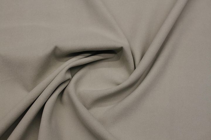 Костюмная хлопок+вискоза (о) серо-бежевая - итальянские ткани Тессутидея арт. 05-4702