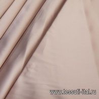 Плательная ватусса стрейч (о) розово-бежевая - итальянские ткани Тессутидея арт. 03-6281