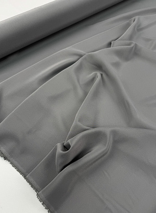 Крепдешин (о) серый - в интернет-магазине тканей Тессутидея арт. 10-5033