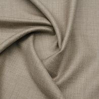Костюмная дабл стрейч 570 г/м (о) бежевая меланж/светло-серая - итальянские ткани Тессутидея арт. 05-4801