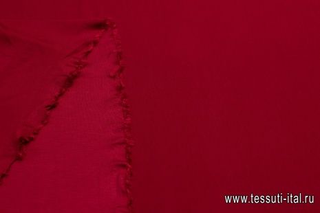 Джерси вискоза (о) темно-красное - итальянские ткани Тессутидея арт. 14-1591