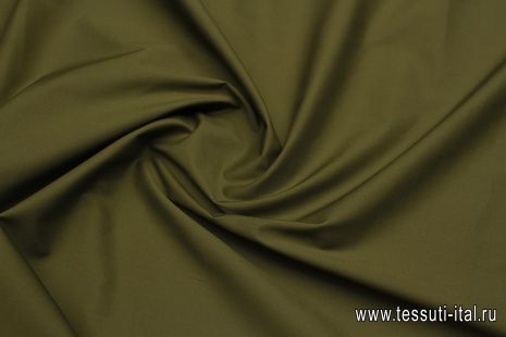 Сорочечная (о) хаки - итальянские ткани Тессутидея арт. 01-7518