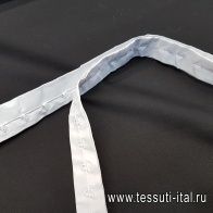 Крючок на тесьме белый - итальянские ткани Тессутидея арт. F-3543
