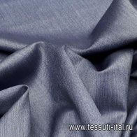 Костюмная (о) синяя меланж - итальянские ткани Тессутидея арт. 05-2916