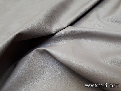 Искусственная кожа на вискозной основе (о) светло-коричневая - итальянские ткани Тессутидея арт. 03-5574