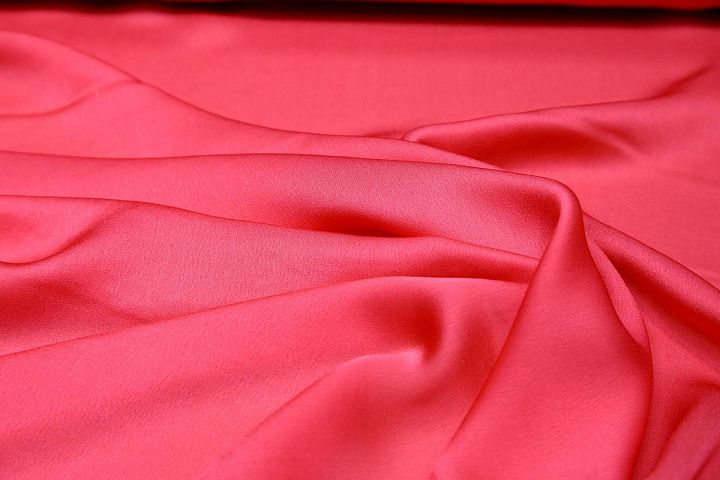 Туаль (о) коралловая - итальянские ткани Тессутидея арт. 03-4341