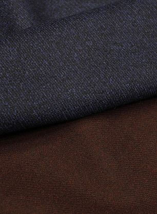 Костюмная двухслойная (о) черно-синяя/черно-бордовая - в интернет-магазине тканей Тессутидея арт. 05-4932