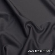 Костюмная стрейч (о) черная - итальянские ткани Тессутидея арт. 05-4253