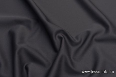 Костюмная стрейч (о) черная - итальянские ткани Тессутидея арт. 05-4253