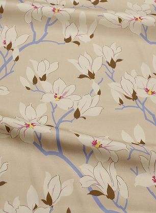 Плательная вискоза (н) цветочный рисунок на бежевом - в интернет-магазине тканей Тессутидея арт. 04-1778