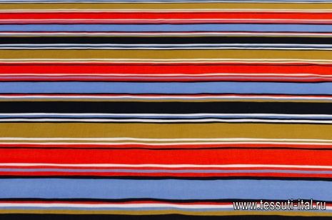 Сорочечная (н) разноцветная полоска - итальянские ткани Тессутидея арт. 01-4925