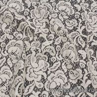 Кружевное полотно (о) молочное - итальянские ткани Тессутидея арт. 03-6917
