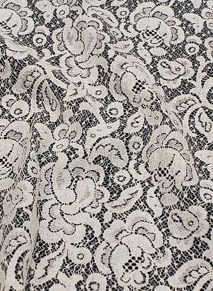 Кружевное полотно (о) молочное - в интернет-магазине тканей Тессутидея арт. 03-6917