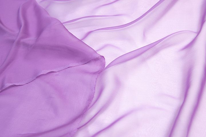 Шифон (о) светло-сиреневый - итальянские ткани Тессутидея арт. 10-1159