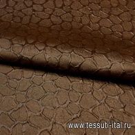 Искусственная экокожа (о) коричневая - итальянские ткани Тессутидея арт. 03-4532