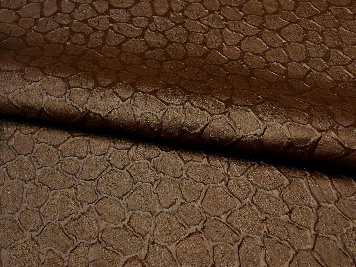 Искусственная экокожа (о) коричневая - итальянские ткани Тессутидея арт. 03-4532