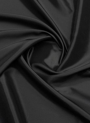 Подкладочная купра стрейч (о) черная - в интернет-магазине тканей Тессутидея арт. 08-1605