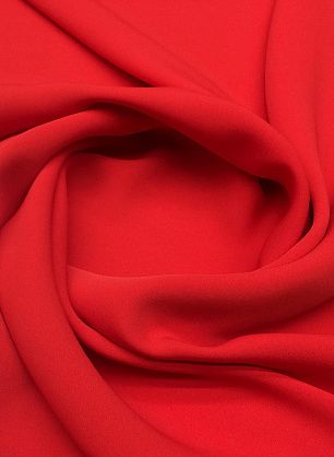 Плательная кади (о) красная - в интернет-магазине тканей Тессутидея арт. 03-4740