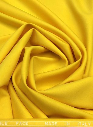 Плательная шерсть супер (о) Leitmotiv ярко-желтая - в интернет-магазине тканей Тессутидея арт. 17-0100