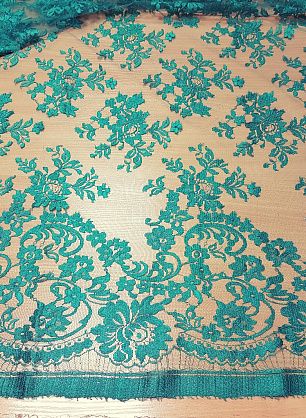 Кружево (о) зеленое Marco Lagattolla - в интернет-магазине тканей Тессутидея арт. 03-4115