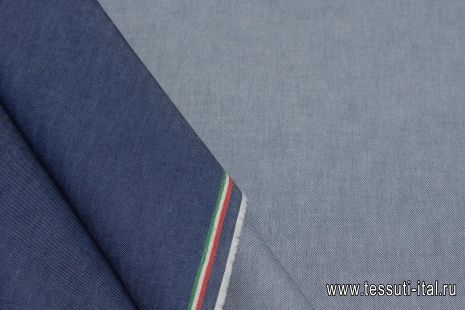 Джинса селвидж (о) синяя - итальянские ткани Тессутидея арт. 01-6757
