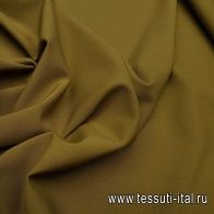 Костюмная стрейч (о) горчичная - итальянские ткани Тессутидея арт. 05-2600