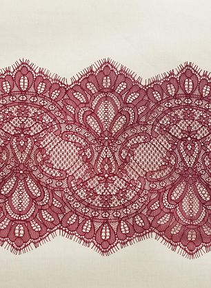 Кружево темная фуксия ш-21см - в интернет-магазине тканей Тессутидея арт. 03-7362