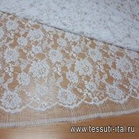 Кружево (о) белое ш-145см Solstiss - итальянские ткани Тессутидея арт. 01-3568