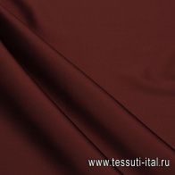 Шелк атлас стрейч (о) темно-бордовый - итальянские ткани Тессутидея арт. 10-4578