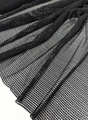 Кружевное полотно (о) черная сетка - в интернет-магазине тканей Тессутидея арт. 01-8131