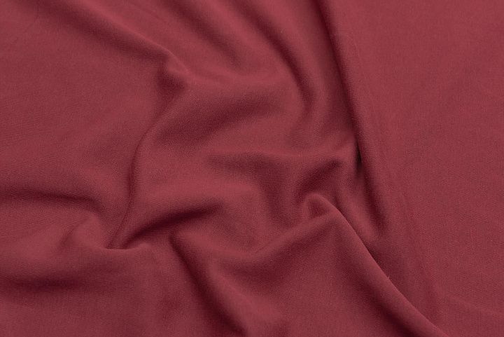 Футер 3-х нитка с начёсом (о) темно-бордовый - итальянские ткани Тессутидея арт. 13-1550